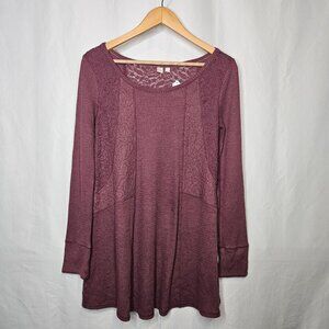 Anthropologie Eloise Gwyneria Thermal Lace Tunic Top